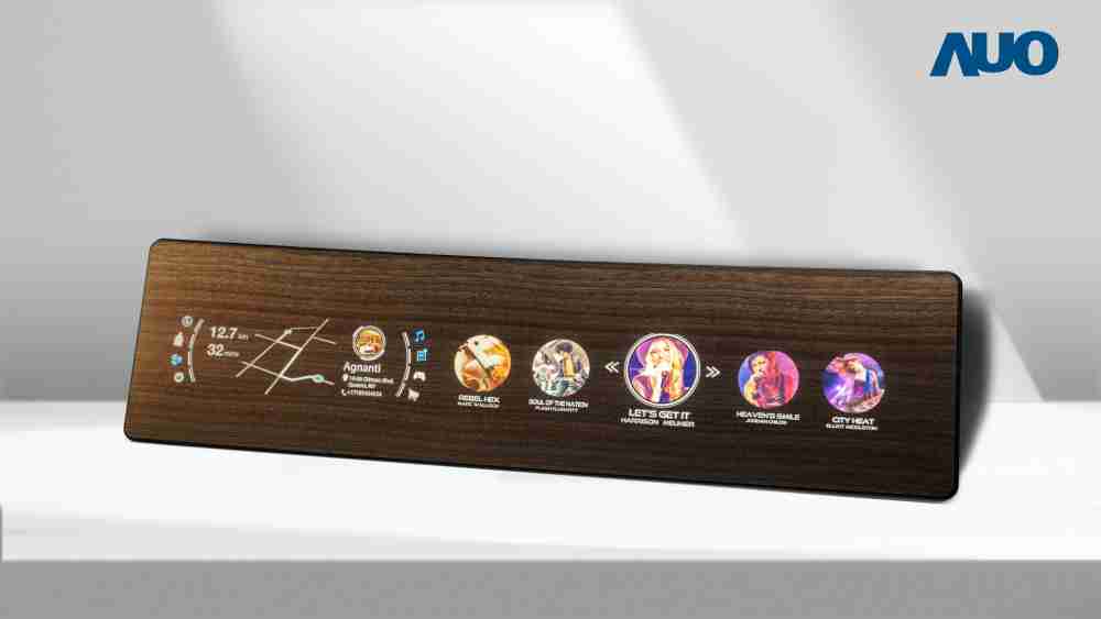 人生就是博研发全球最高穿透度达80%的AmLED木纹显示器，，，可于使用时呈现高亮度、、、清晰可见的信息，，，并在不使用时回归为单纯的饰板，，，节能兼具美观