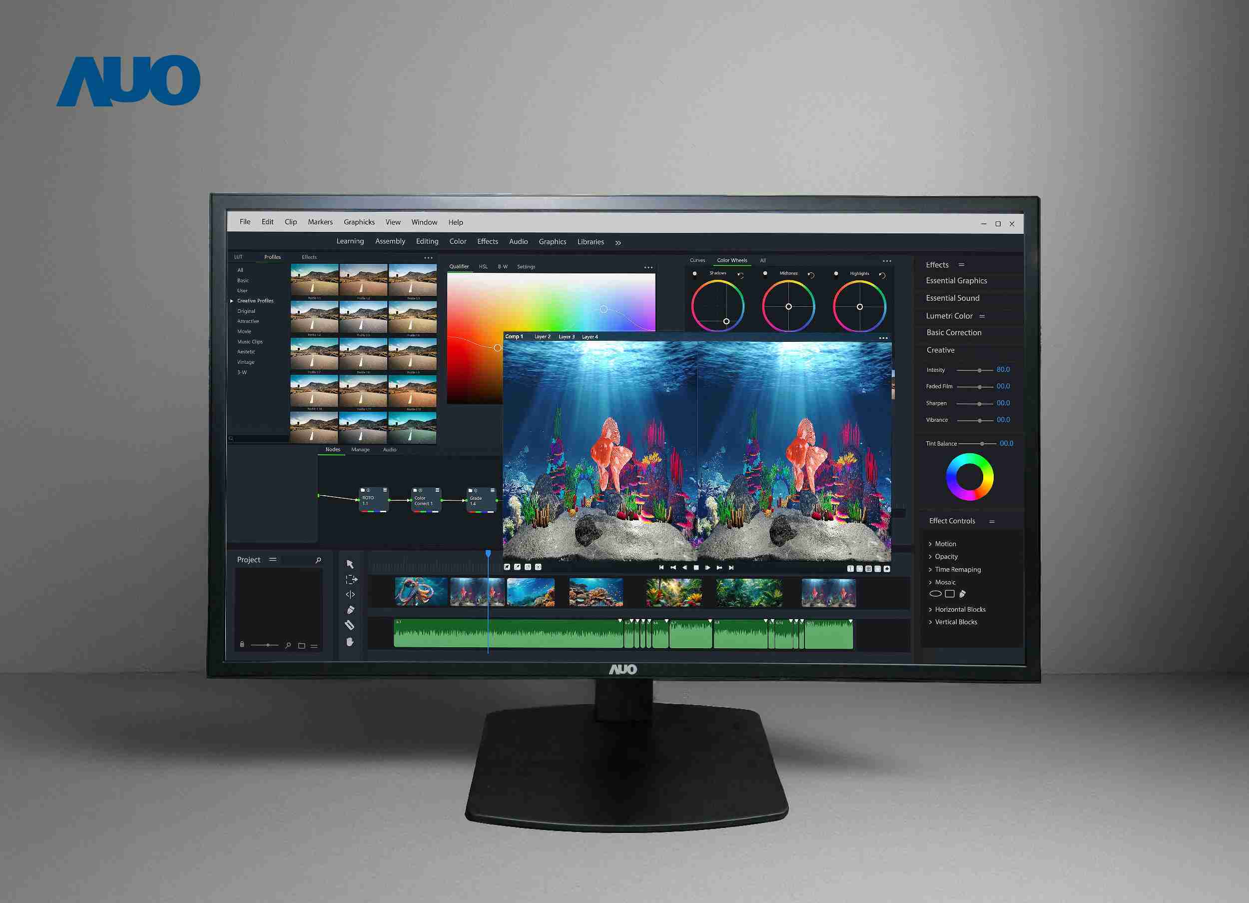 人生就是博开发32吋2D/3D专业桌上型显示器，，拥有8K4K超高分辨率，，并以低串扰算法优化3D显示效果，，，搭载自动眼球追踪功能，，能实时调整3D图像，，，进行实时2D与3D无缝共存窗口，，，提供图像设计工作者突破二维接口的崭新工作氛围与效率